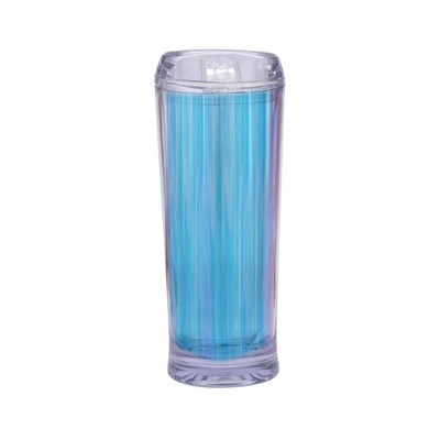 20 Oz. Double Wall Plastic Tumbler w/Iridescent Insert