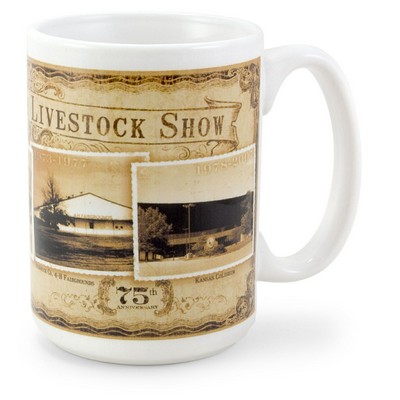 15 Oz. White Ceramic El Grande Sublimation Mug