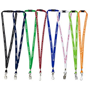 "PALMER" 3/8" Silkscreen Lanyard with FREE Breakaway Safety Release