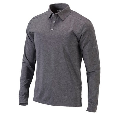 Columbia Men's Omni-Wick Pin High Long Sleeve Polo