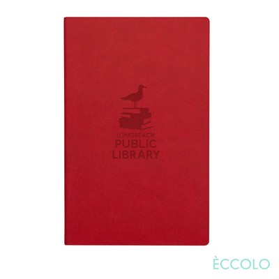 Eccolo® Single Meeting Journal - (M) 6"x8" Red