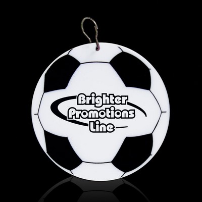 2 1/2" Digi-Printed Soccer Plastic Medallion