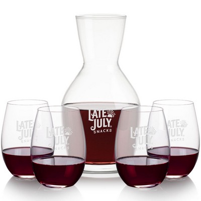 Westwood Carafe & 4 Laurent Stemless