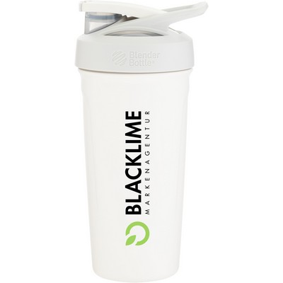 24 oz Blenderbottle Strada Stainless (White)