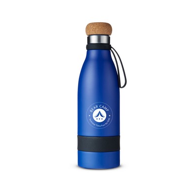 Prime Line 19oz Double Wall Vacuum Bottle With Cork Lid