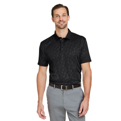 SWANNIES GOLF APPAREL Men's Barrett Embossed Polo