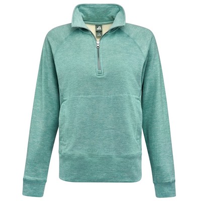 J AMERICA Ladies' Electric Fleece Quarter-Zip