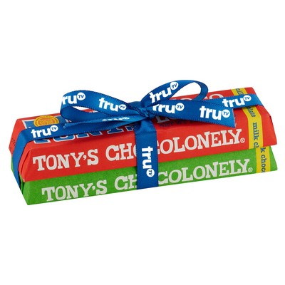 Tony's Chocolonely® Small Chocolate Bar 2 Pack w/ Custom Ribbon