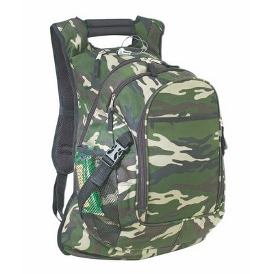 Deluxe Camo Computer Backpack