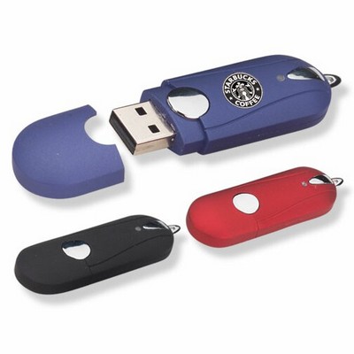 2 GB Flow Flash Drive w/Keychain