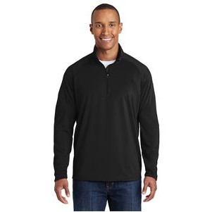 Sport-Tek® Men's Sport-Wick® Stretch 1/4-Zip Pullover Sweatshirt