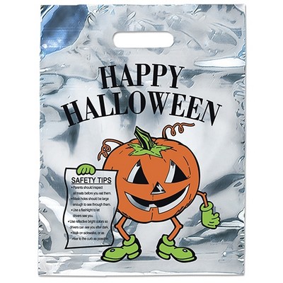 Pumpkin Sliver Reflective Halloween Bag - Flexo Ink Print