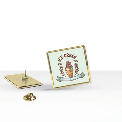 Express Lapel Pin (3/4" x 3/4" Square)