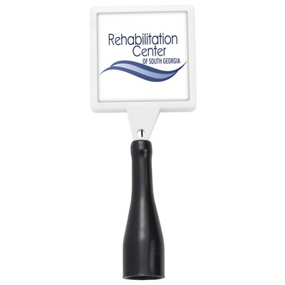 Anti-Microbial Square Retractable Pen Holder