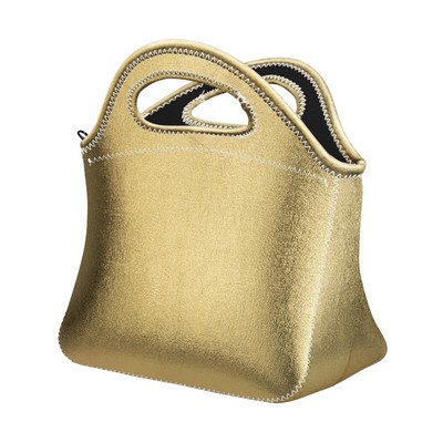 Klutch Metallic Neoprene Lunch Bag