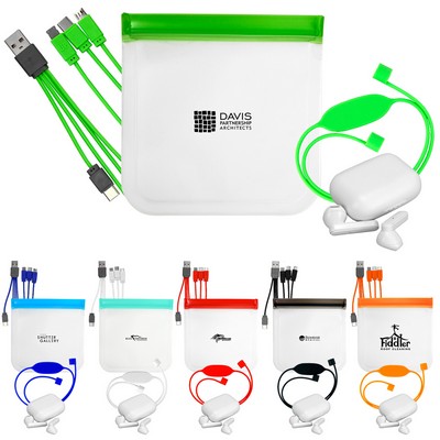 True Wireless Strappy Storage Cable Set