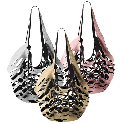 Seaside Metallic Neoprene Tote