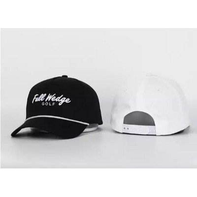 Vintage Style Rope Snapback Cap