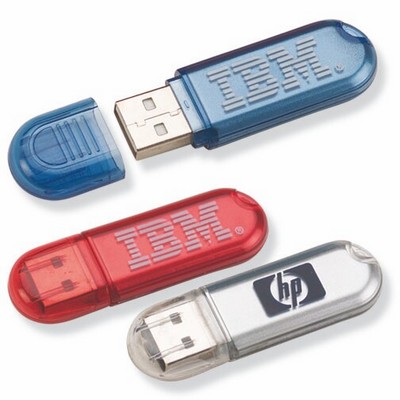 Mini USB Flash Drive with Key Chain (256 MB)