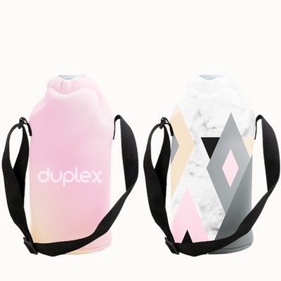 Neoprene 4CP Duplex Growler Cover w/Drawstring