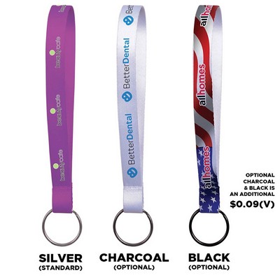 1/2" Sublimation Key Chain Lanyard