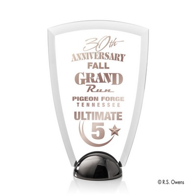 VividPrint™ Award - Arch Hemisphere/Black Nickel 6½"