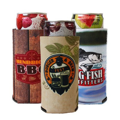 Sublimated Slim Can Cooler