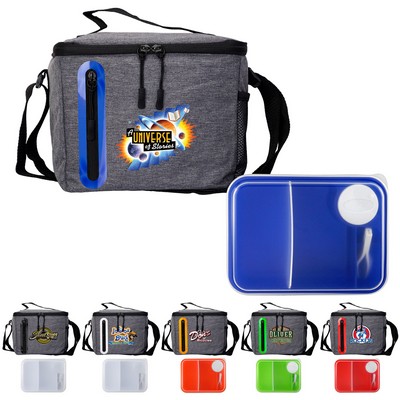 On The Go Oval Cooler Lunch Set