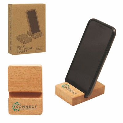 Wood Cell Phone Holder