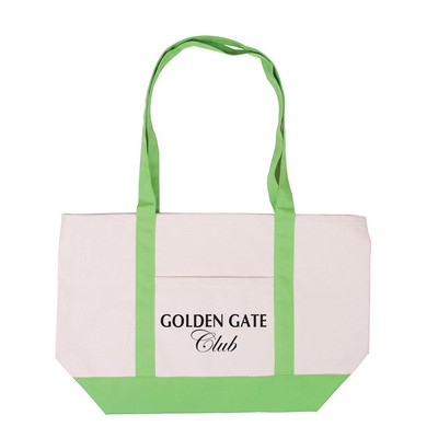 Prime Line Cotton Canvas Boat Tote Bag