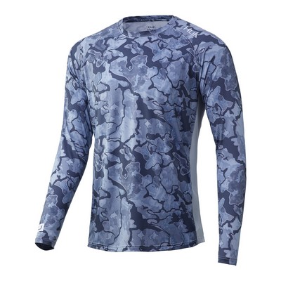 HUK (MAROLINA OUTDOOR INC) Men's Lopro Camo Long-Sleeve T-Shirt