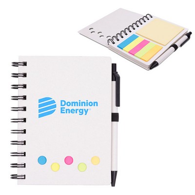 EcoNote Milk Carton Journal Book with Sticky Note and Pen (Factory Direct 10-12 Weeks Ocean)