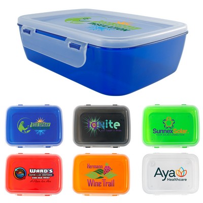 Full Color Clip Top Lunch Container