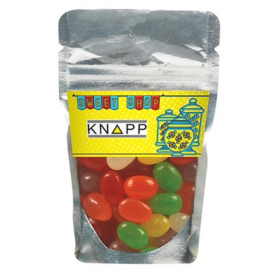 Resealable Clear Pouch w/ Assorted Jelly Beans