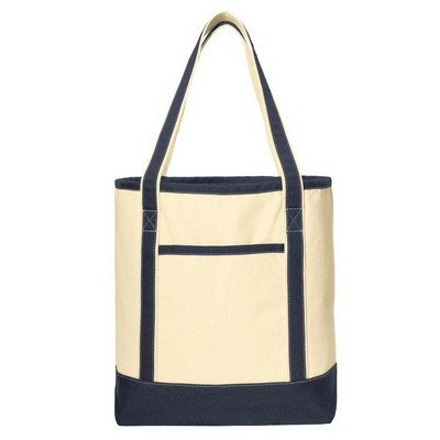 Port Authority® Large Cotton Canvas Boat Tote