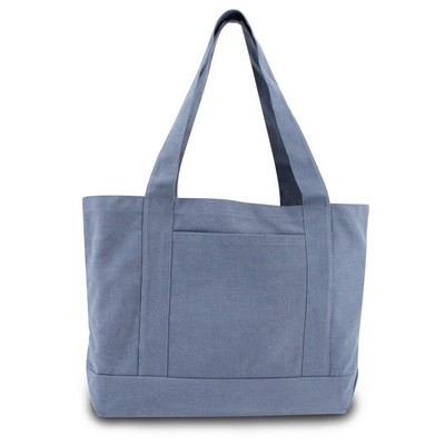 Liberty Bags Seaside Cotton Pigment Dyed Resort Tote