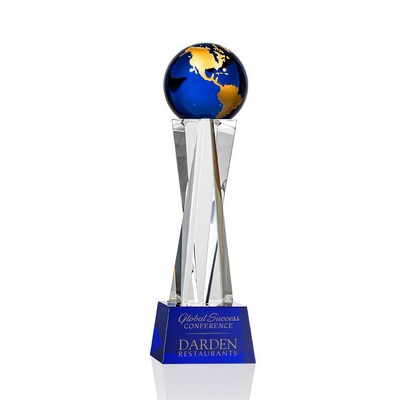 Havant Globe Award - Blue/Gold 11½"