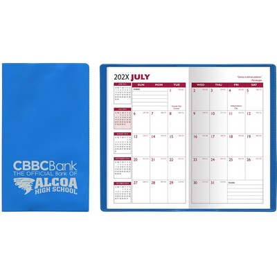 Standard Vinyl Academic Monthly Pocket Planner