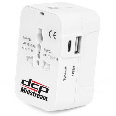 Universal International Travel Adapter (Factory Direct - 10-12 Weeks Ocean)