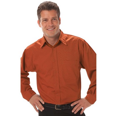 Men's Long Sleeve Fine Line Twill Shirt