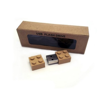 2GB -Eco Friendly Plastic Building Block USB Drive