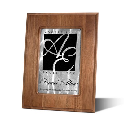 Walnut & Aluminum Award - 8x10 Regor