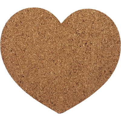 Cork Coaster Heart