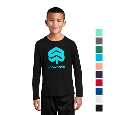 Sport-Tek ® Youth Posi-UV ® Pro Long Sleeve Tee