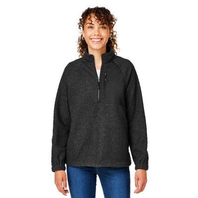 NORTH END Ladies' Aura Sweater Fleece Quarter-Zip