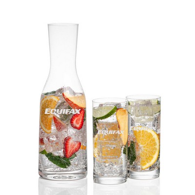 Caldmore Carafe & 2 Franca Beverage