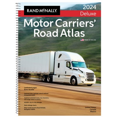 Rand McNally 2024 Deluxe Motor Carriers' Road Atlas