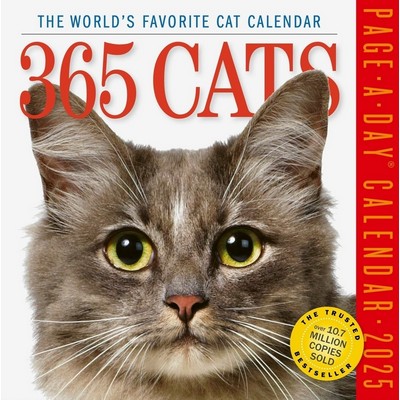 365 Cats Page-A-Day® Calendar 2025 (The World's Favorite Cat Calendar)