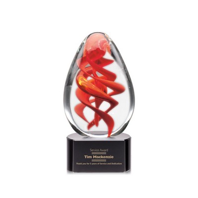 Helix Award on Black Base - 5" High