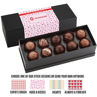 Valentine's Day 10 Piece Decadent Truffle Box - Assortment 2